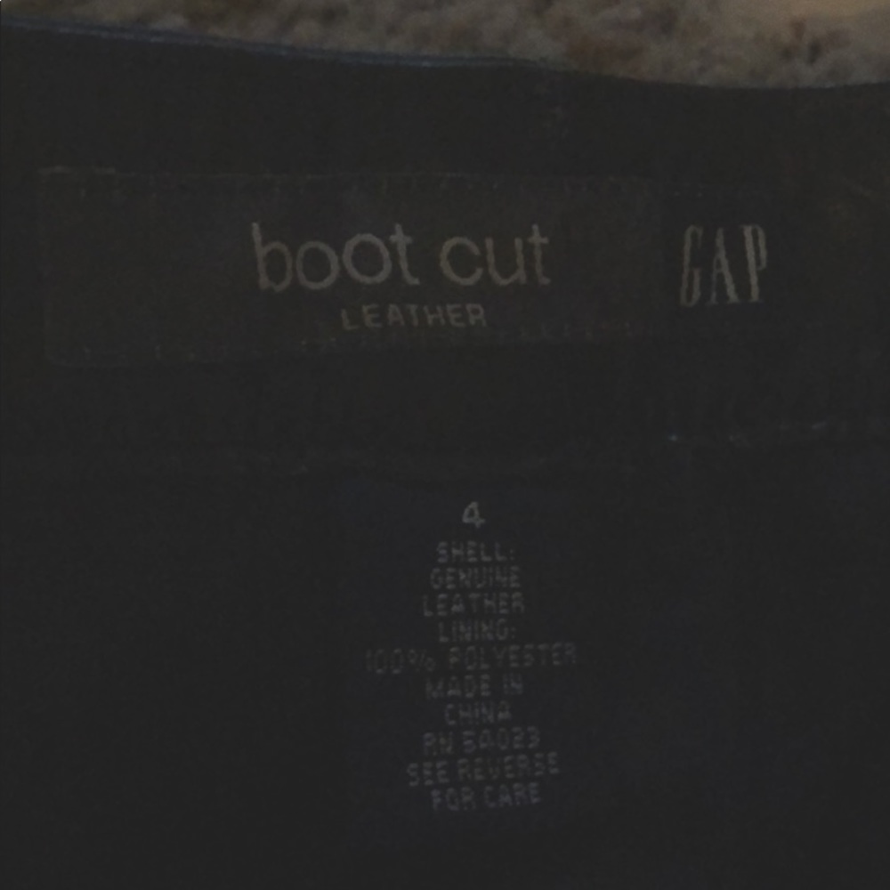 Gap Leather Pants